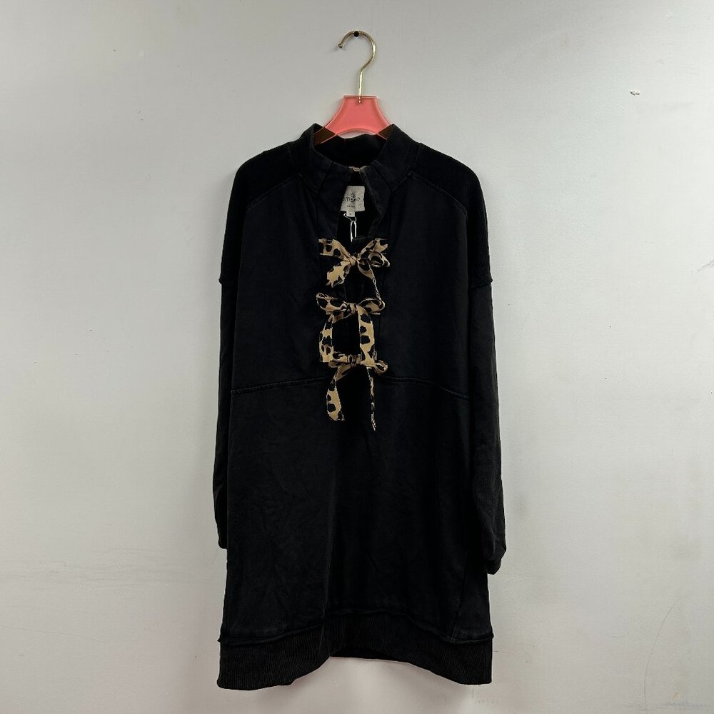 Mineral Washed Sweatshirt Dress - K0672